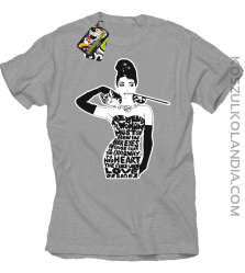 Audrey Hepburn RETRO-ART - Koszulka męska melanż 