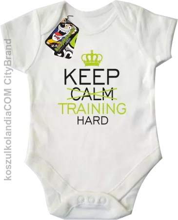 Keep Calm and TRAINING HARD - Body dziecięce 