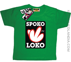 Spoko Loko - koszulka dziecięca - zielony
