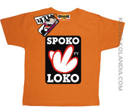 Spoko Loko - koszulka dziecięca - pomarańczowy