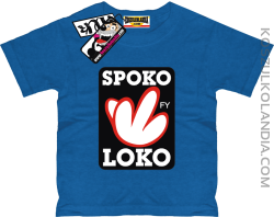 Spoko Loko - koszulka dziecięca - niebieski