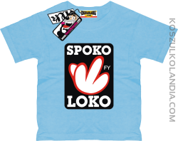 Spoko Loko - koszulka dziecięca - błękitny