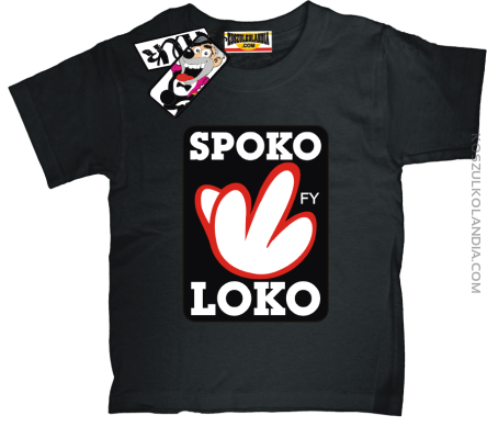 Spoko Loko - koszulka dziecięca - czarny