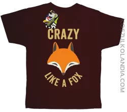 Crazy like a Fox - Koszulka dziecięca brązowa 