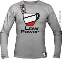 LOW POWER - Longsleeve męski melanż 