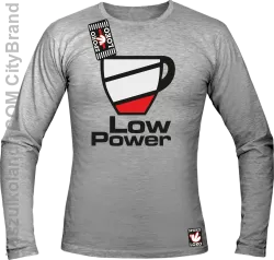 LOW POWER - Longsleeve męski melanż 