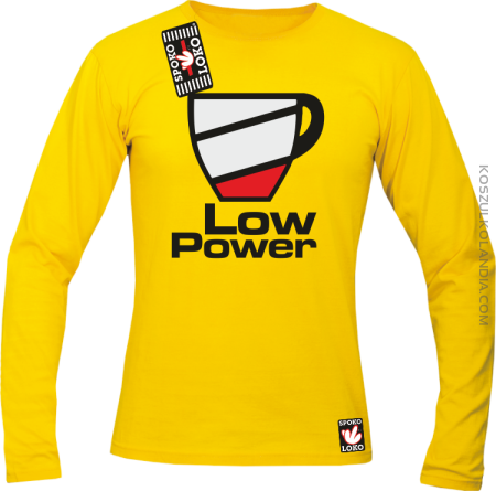 LOW POWER - Longsleeve męski