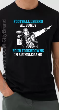 Al Bundy Polk High Football Legend Four Touchdowns in a Single Game - koszulka męska z nadrukiem