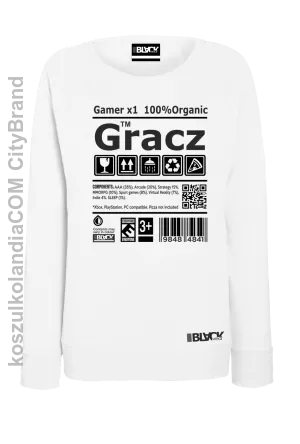 Gracz GAMER - bluza STANDARD damska 