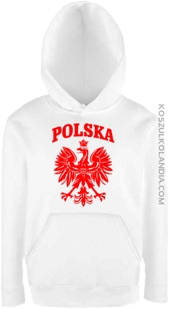 Polska - Bluza dziecięca z kapturem 