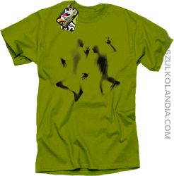 Halloween Utracone dusze - koszulka męska kiwi