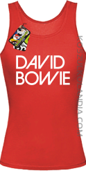 DAVID BOWIE - top damski - Czerwony