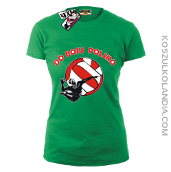 Do boju Polsko - koszulka damska - zielony