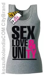 sex lobe & unity SUPER TSHIRT TOP woman melange ash