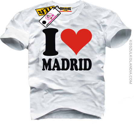 I LOVE MADRID - koszulka męska 1