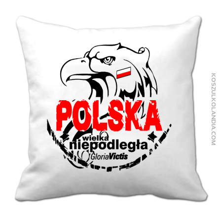 Polska Wielka Niepodległa - Poduszka biała 