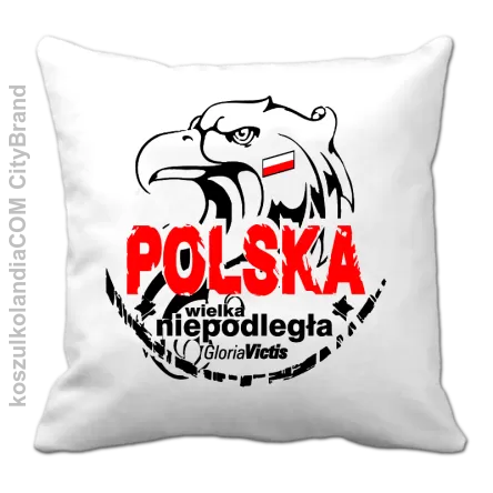 Polska Wielka Niepodległa - Poduszka biała 