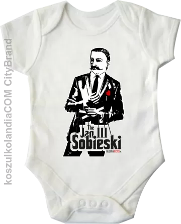 Jan III 3 Sobieski ala GodFather - Body dziecięce białe 