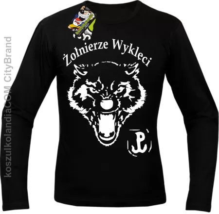 ŻOŁNIERZE WYKLĘCI WOLF-Longsleeve męski