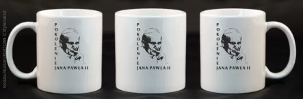 Pokolenie JANA PAWŁA II Zamyślenie - Kubek Ceramiczny