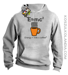 E = mc2 - Bluza z kapturem melanż