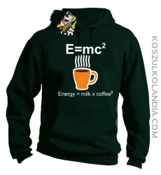 E = mc2 - Bluza z kapturem butelka