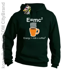 E = mc2 - Bluza z kapturem butelka