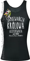 Samozwańcza Królowa wszechświata - Top damski czarny 