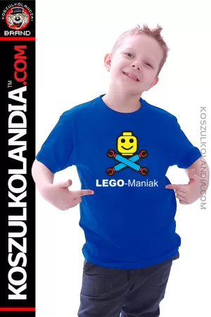 Lego Maniak - niepowtarzalna koszulka dziecięca