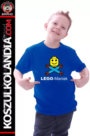 Lego Maniak - niepowtarzalna koszulka dziecięca