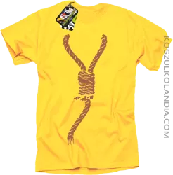 Sznur wisielczy - Koszulka męska żółty