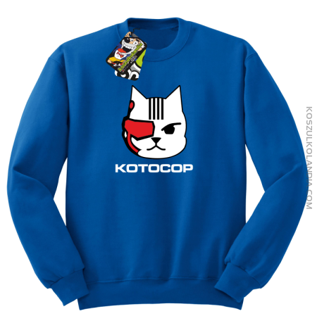 KOTOCOP - Bluza standard bez kaptura