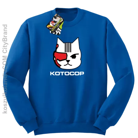 KOTOCOP - Bluza standard bez kaptura