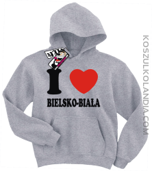 I love Bielsko-Biała - bluza dziecięca - melanżowy