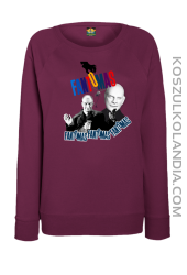 Fantomas Louise de Funes - bluza damska standard burgundowa