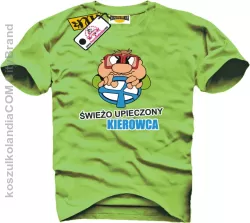 świeżo upieczony kierowca super tshirt z nadrukiem na prezent