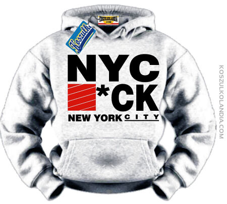 NYC #*CK New York City Bluza Sweatshirt Hooded Nr KODIA00153bl