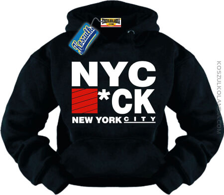 NYC #*CK New York City Bluza Sweatshirt Hooded Nr KODIA00153bl