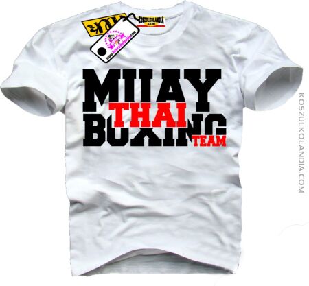 Muay Thai Boxing Team - Koszulka Męska