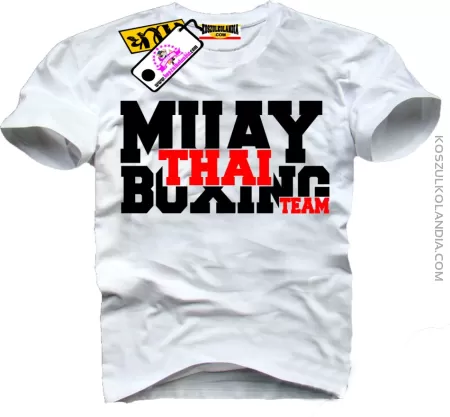 Muay Thai Boxing Team - Koszulka Męska