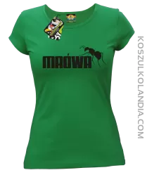 Mrówa Parody - Koszulka damska zielona 