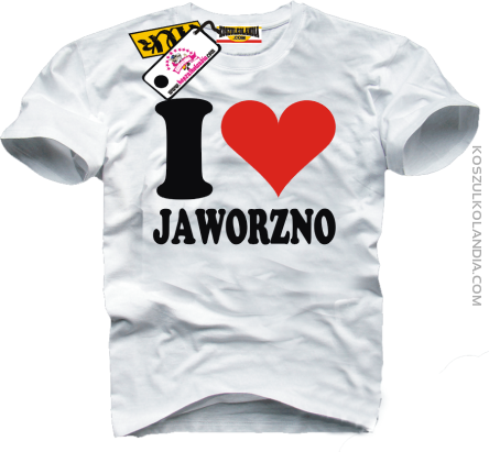 I LOVE JAWORZNO - koszulka męska 2
