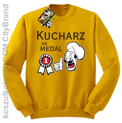 Kucharz na medal-bluza bez kaptura żółta