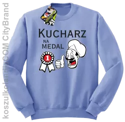 Kucharz na medal-bluza bez kaptura błękitna