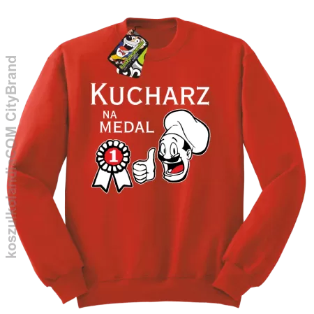 Kucharz na medal-bluza bez kaptura 