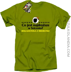 Co jest najdroższe w Seicento Reklamówka z Biedronki  - Koszulka męska kiwi