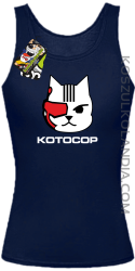 KOTOCOP - Top damski granatowy 