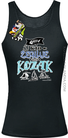 Kto żegluje ten KOZAK - Top damski 