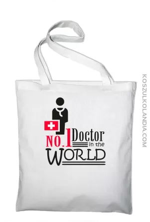 No1 Doctor in the world - Torba EKO biała 