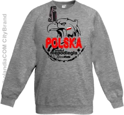 Polska Wielka Niepodległa - Bluza dziecięca standard bez kaptura melanż 